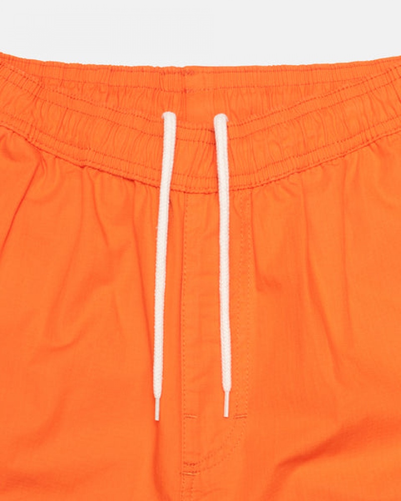 Orange Men's Stussy Ripstop Cargo Beach Pants Bangkok | Thailand PVI-1830