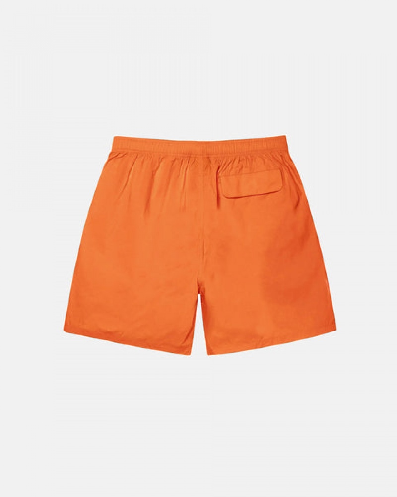 Orange Women's Stussy Big Stock Nylon Shorts Bangkok | Thailand UAQ-9677