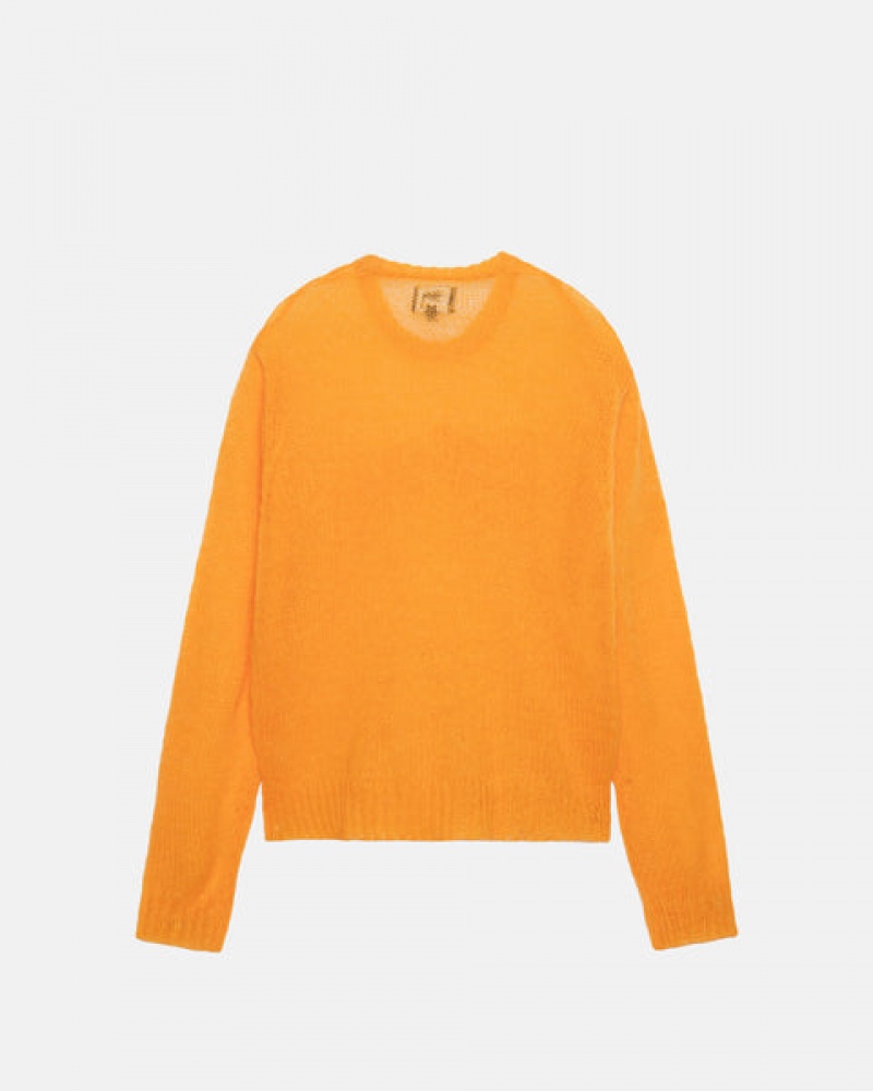 Orange Women's Stussy Loose Knit Sweaters Bangkok | Thailand BXZ-5953