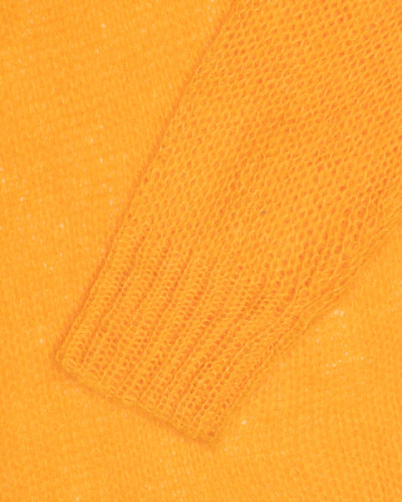 Orange Women's Stussy Loose Knit Sweaters Bangkok | Thailand BXZ-5953