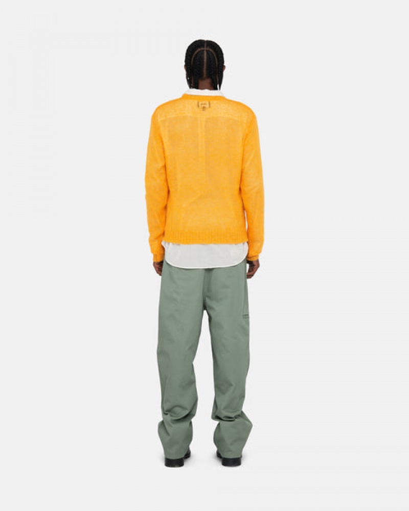 Orange Women's Stussy Loose Knit Sweaters Bangkok | Thailand BXZ-5953