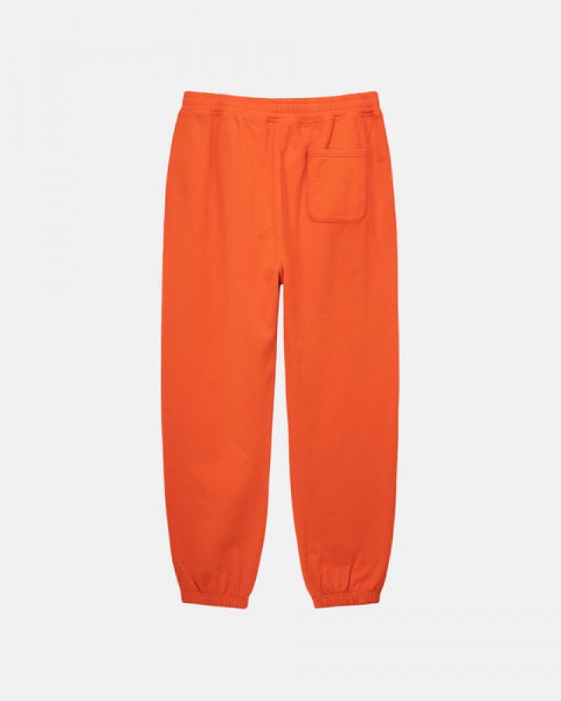 Orange Women's Stussy Overdyed Stock Logo Pant Sweatshirts Bangkok | Thailand ZQS-6530