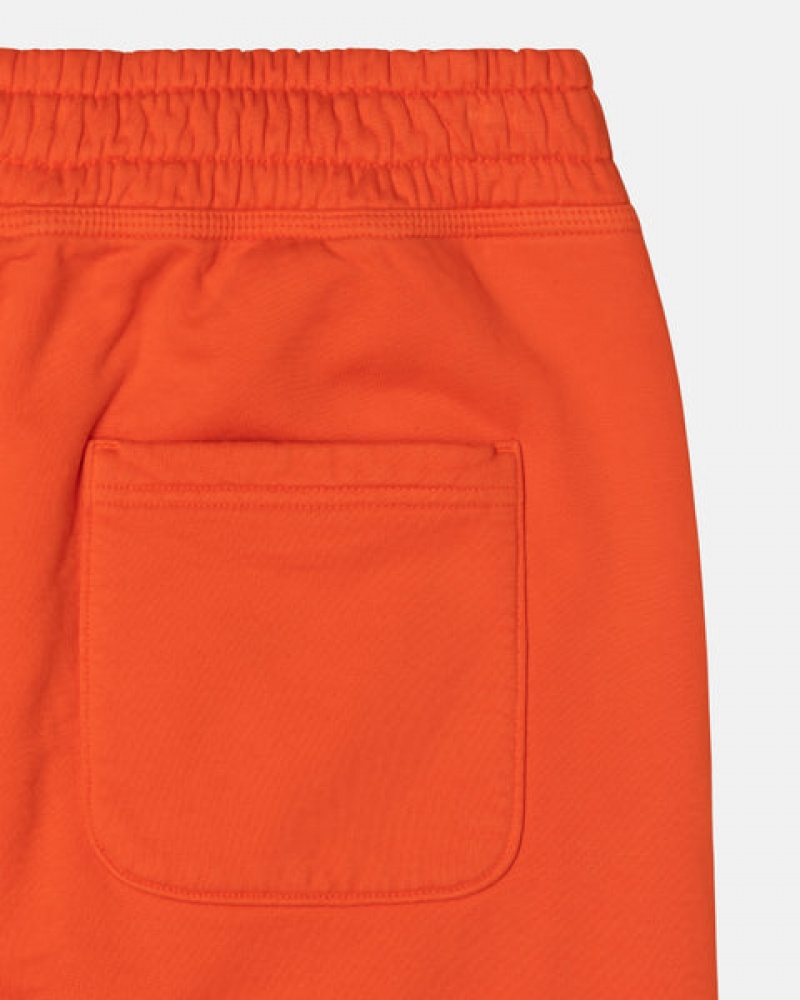 Orange Women's Stussy Overdyed Stock Logo Pant Sweatshirts Bangkok | Thailand ZQS-6530