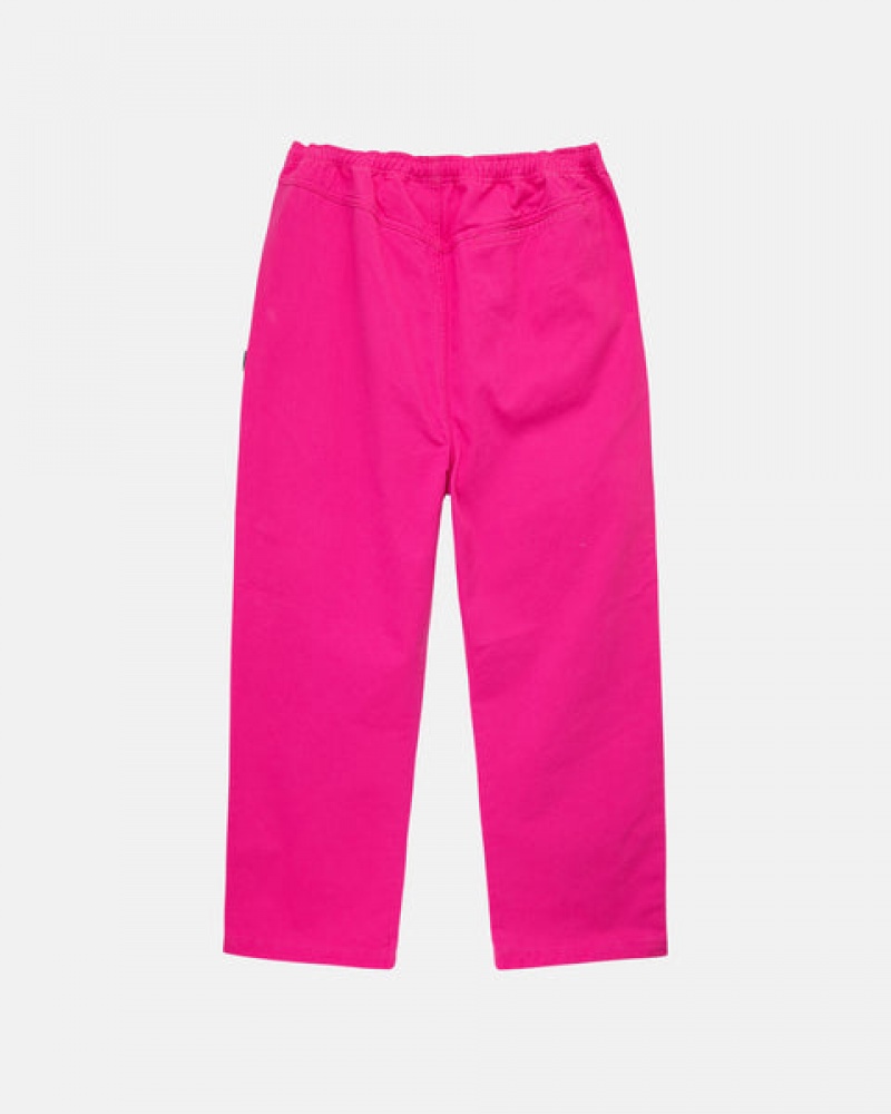 Pink Women's Stussy Brushed Beach Pants Bangkok | Thailand PSW-2377