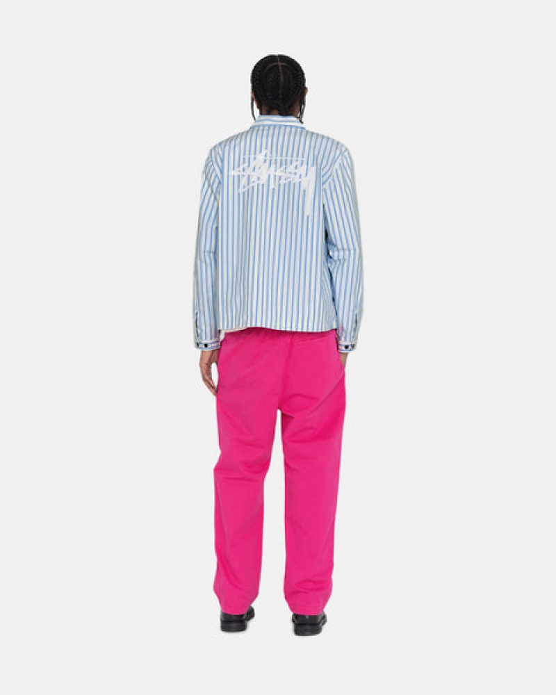 Pink Women's Stussy Brushed Beach Pants Bangkok | Thailand PSW-2377