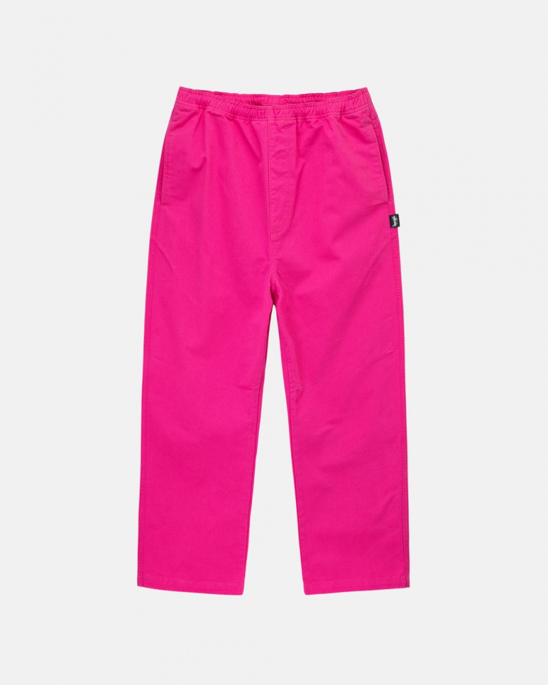 Pink Women\'s Stussy Brushed Beach Pants Bangkok | Thailand PSW-2377