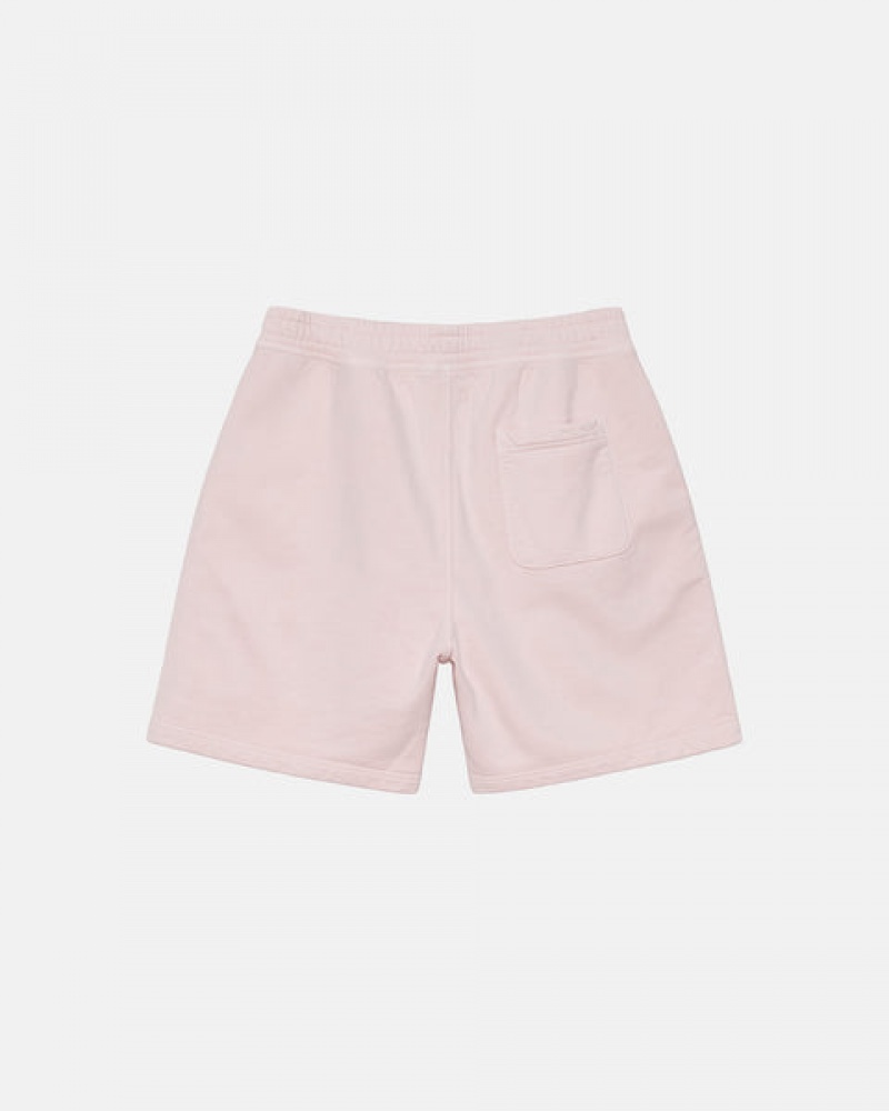 Pink Women's Stussy Overdyed Stock Logo Shorts Bangkok | Thailand EEZ-0075