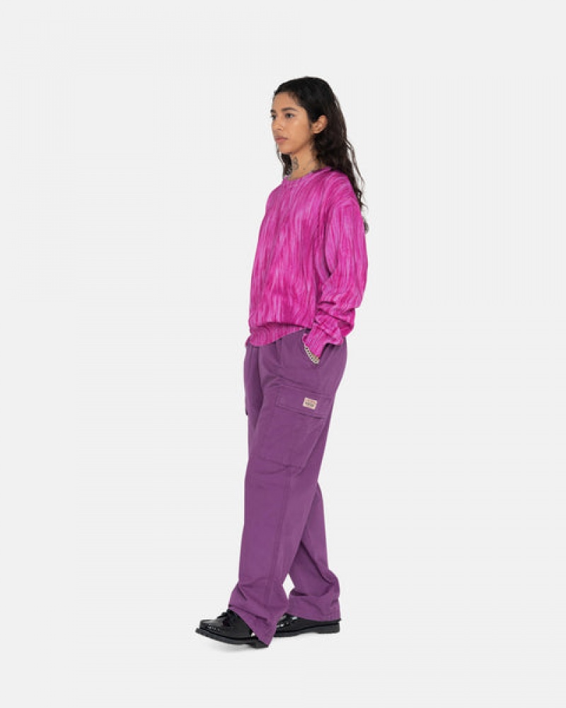 Purple Women's Stussy Ripstop Cargo Beach Pants Bangkok | Thailand NPX-4565