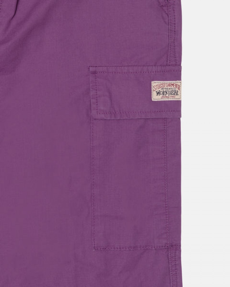 Purple Women's Stussy Ripstop Cargo Beach Pants Bangkok | Thailand NPX-4565