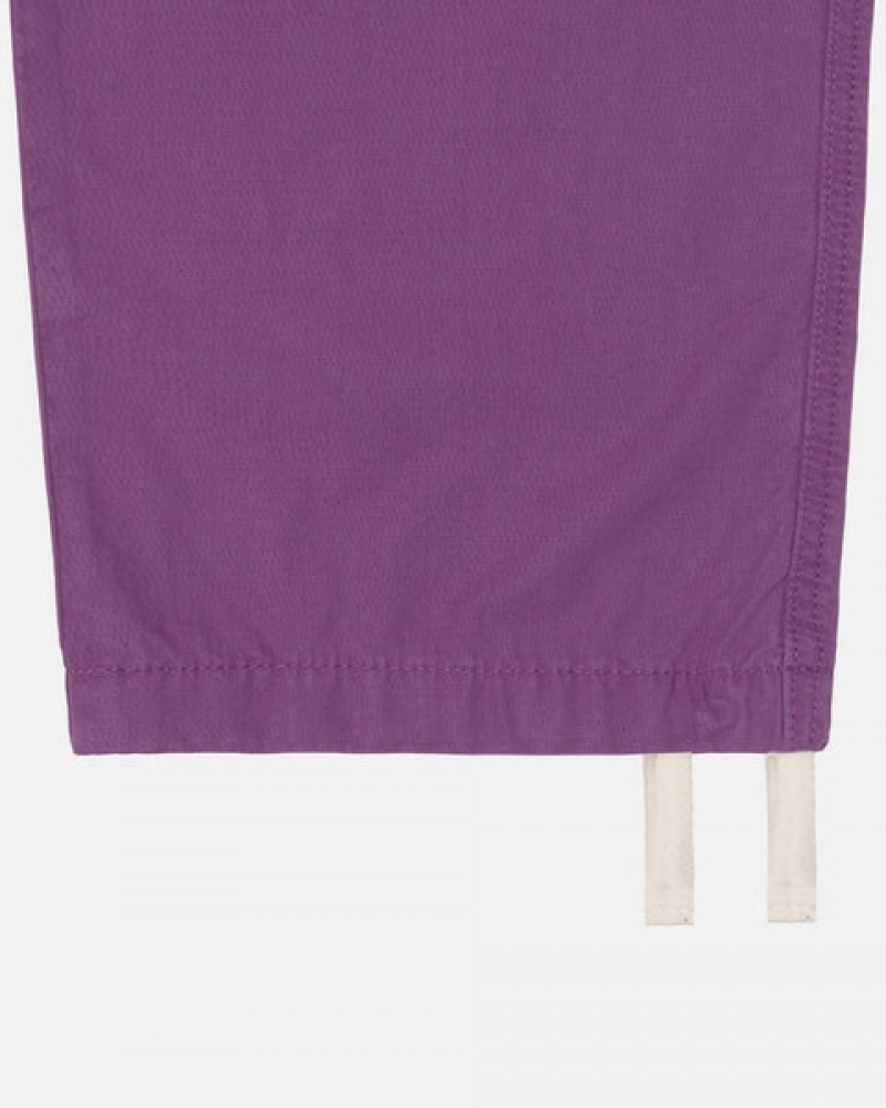 Purple Women's Stussy Ripstop Cargo Beach Pants Bangkok | Thailand NPX-4565