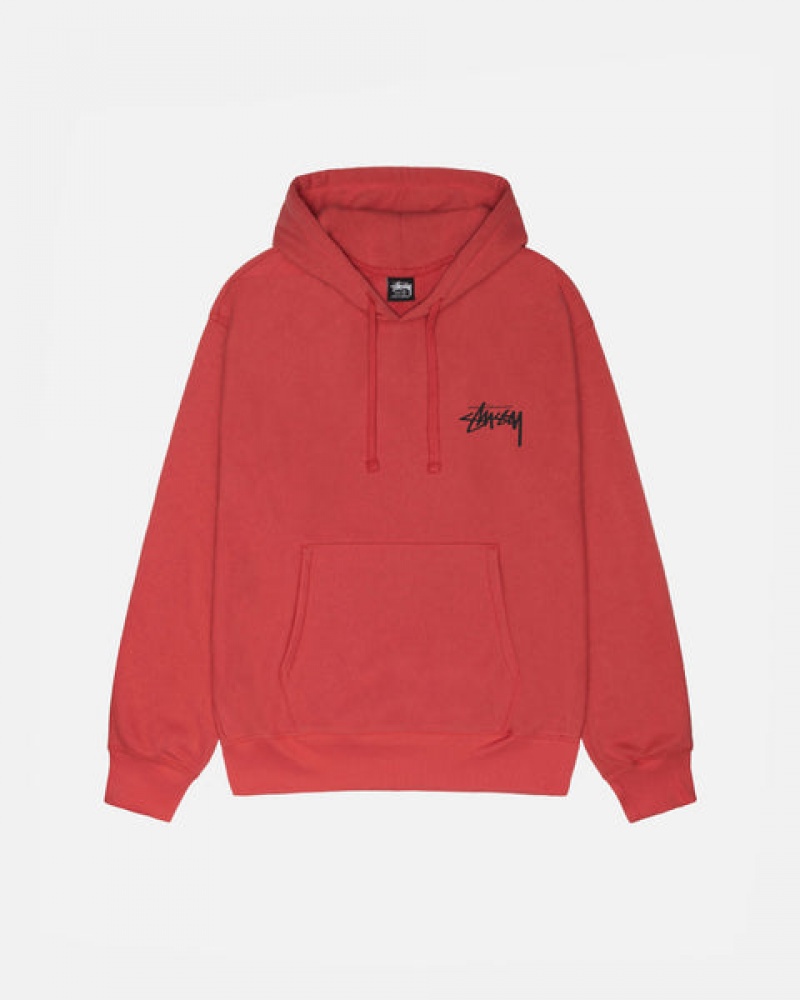 Red Women's Stussy Skate Tough Hoodie Bangkok | Thailand JOC-9696