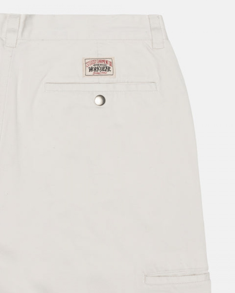 White Men's Stussy Workgear Trouser Twill Pants Bangkok | Thailand JCL-1415