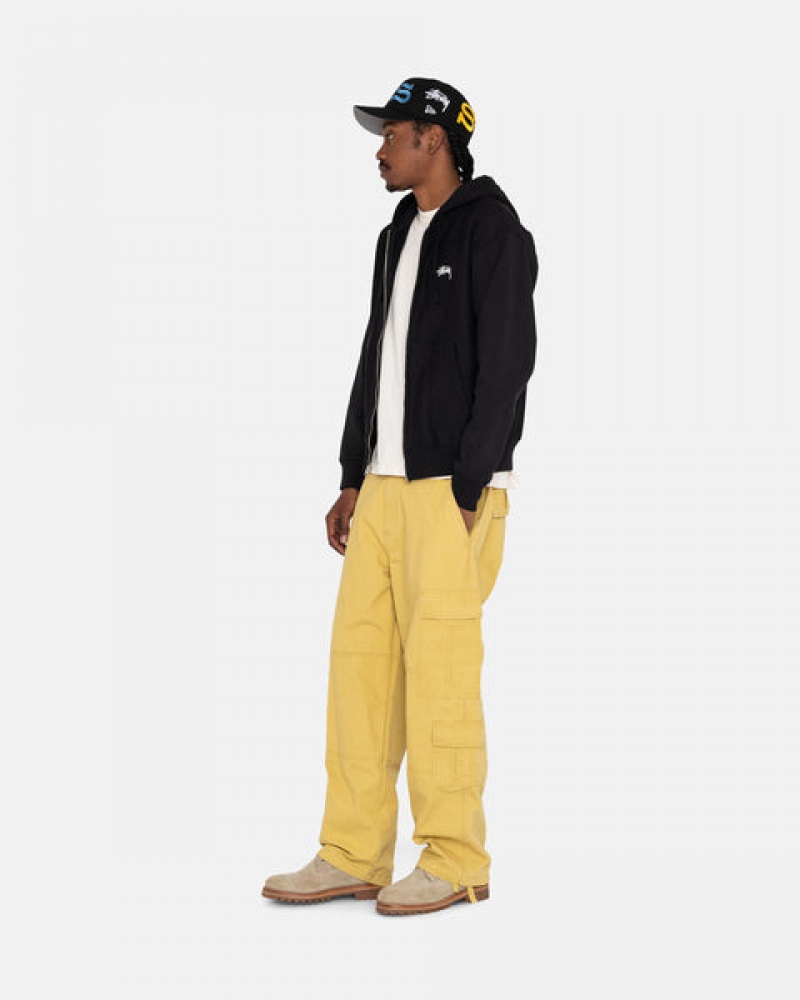 Yellow Women's Stussy Ripstop Surplus Cargo Pants Bangkok | Thailand JNG-1660