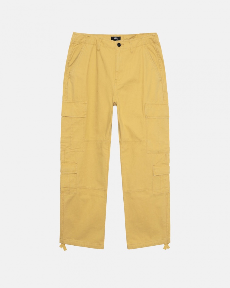 Yellow Women\'s Stussy Ripstop Surplus Cargo Pants Bangkok | Thailand JNG-1660